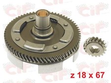 CAMPANA FRIZIONE z 18x67 DENTI ELICOIDALI VESPA 50 SPECIAL R-L-N PK 50 S XL APE