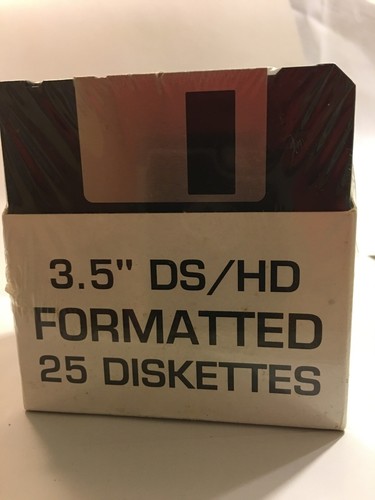 Ibm Formattato 3.5 Ds HD FORMATTATO 44 Totale Dischetti 1.44 MB 2 Confezioni Storage ZIP - Foto 2 di 12