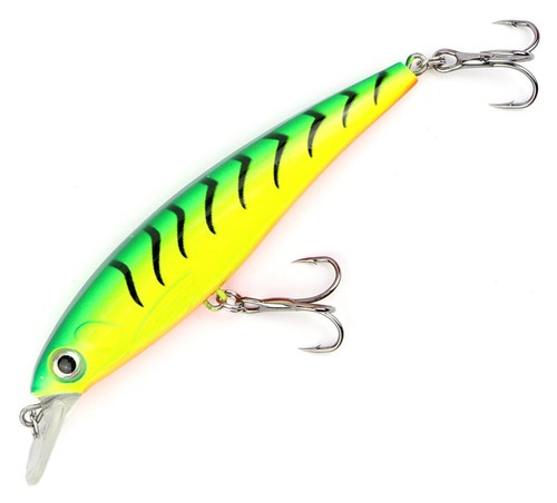 Major Fish Sandre Wobbler Zettikiller Lanceur Plat Pour Nocturne Pêche 10 CM - Photo 6/11