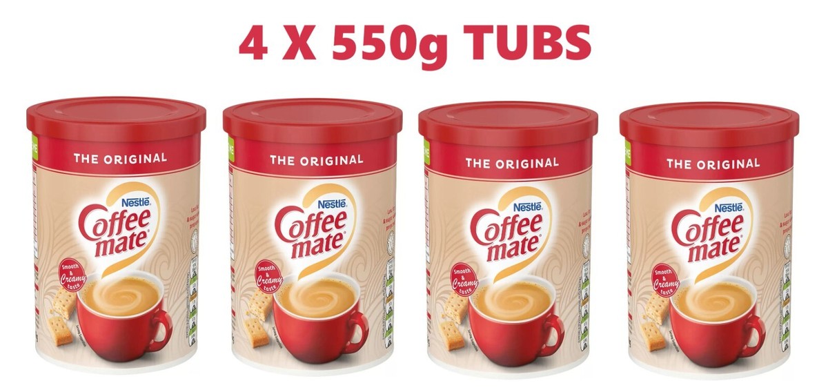 X 550g Nestle Coffee Mate Original Nestle Whitener Tub 84