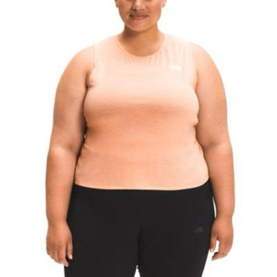 The North Face Plus Size Wander Crossback Tank Top - Apricot Ice Size 2X
