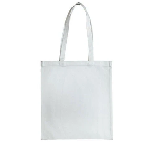 Sublimation Tote Bags A3 / A4 COATED WHITE Polyester Shopping Bag Reusable