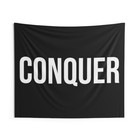 Conquer Wall Tapestry - Gym Decor - Large Motivational Fitness