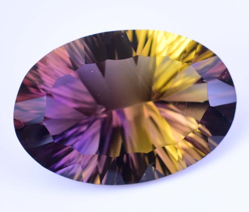 Flawless Natural Bi-Color Ametrine 25.05 Ct Oval Certified Untreated Gemstone - Picture 3 of 6