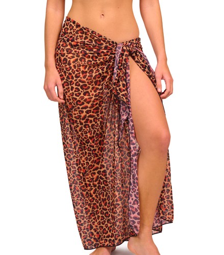 Kiniki Women's Tan Through Beach Sarong Cover Up - Ultra Light & Quick Drying. - Picture 14 of 63