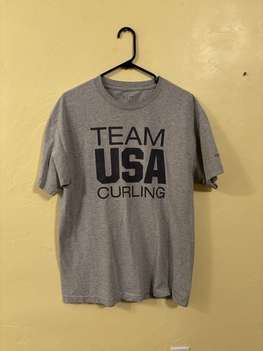Team USA Curling T-shirt - Grey - Large