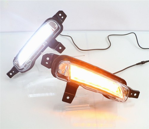 DRL For Suzuki Vitara 2015-2018 LED Car Daytime Running Light Fog Lamp With Turn - Picture 6 of 8