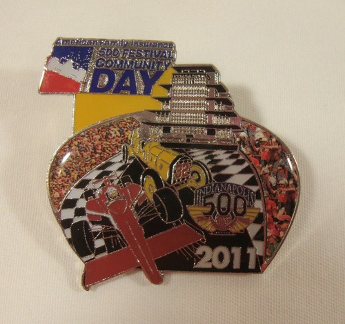 5 Collector Sponsors Pin 2011 Indianapolis 500 Firestone Holmatro WIBC Hot Wheel - Picture 2 of 6