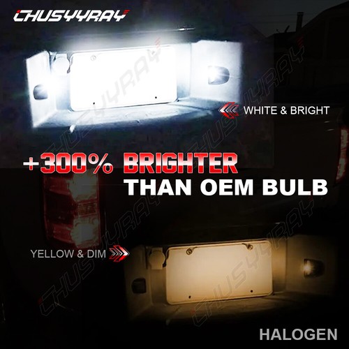 FOR 2002-2013 Cadillac Escalade EXT 2PCS License Plate Light Lamp LED Assembly - Bild 10 von 12