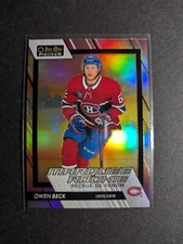 2023-24 O-Pee-Chee Platinum Marquee Rookies Owen Beck #225 Sunset RC Canadiens