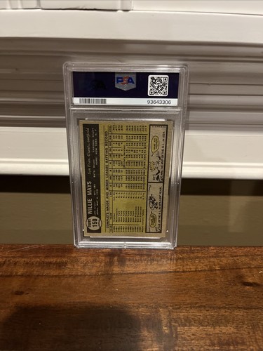 1961 Topps #150 Willie Mays PSA 3 VG San Francisco Giants HOF - Picture 3 of 3