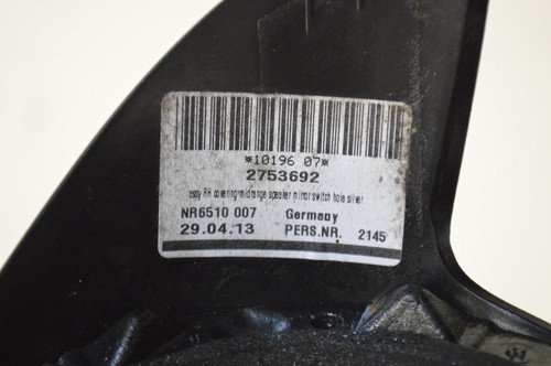 MINI R57 Cooper S 2013 RHD Speaker Trim Cover Panel 2753692 12321302 - Picture 5 of 5
