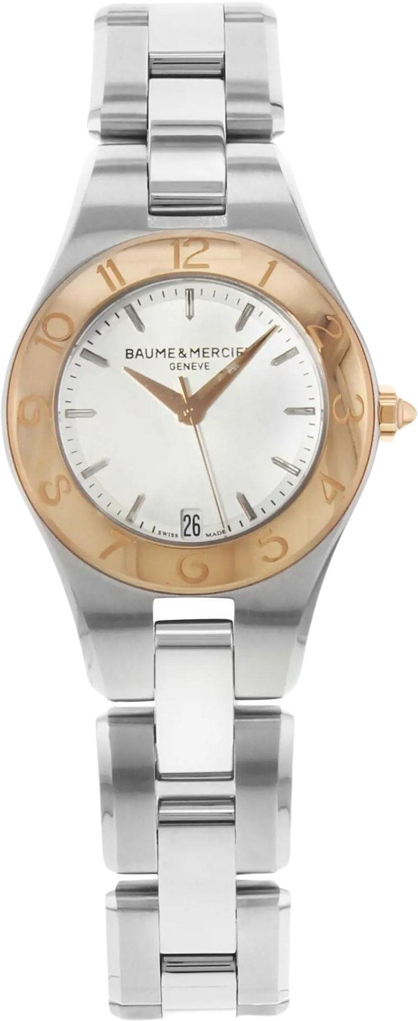 Baume & Mercier Linea 27mm Steel Silver Dial Quartz Ladies Watch MOA10079 MOA10079 Baume & Mercier Linea Womens 27mm Quartz Watch  main image 3
