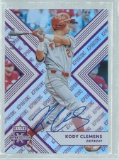 KODY CLEMENS 2018 ELITE EXTRA ASPIRATIONS ON CARD AUTO PROSPECT #D 3/100