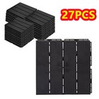 27pcs Deck Patio Tile Interlocking Wood Flooring Pavers Tiles Outdoor 12''x 12''