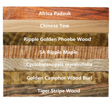 Pack of 7pcs Mixed Craft Wood Turning Blanks,Woodworking Kits 15mm/20mm/30mm