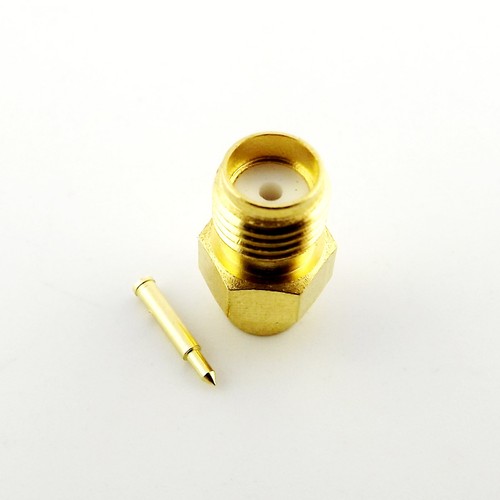 5x conector RF RP-SMA hembra enchufe central soldadura semirrígido RG402 0,141" cable - Imagen 3 de 7