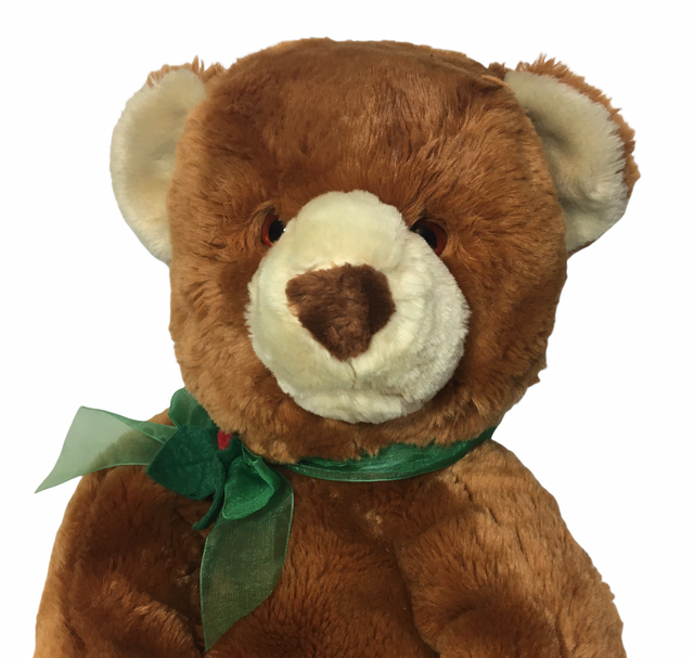 RARE Commonwealth Teddy Bear Holiday Plush LARGE Brown Grizzly 2003 Toy 20" in. RARE Commonwealth Teddy Bear Holiday Plush LARGE Brown Grizzly 2003 Toy 20" in.