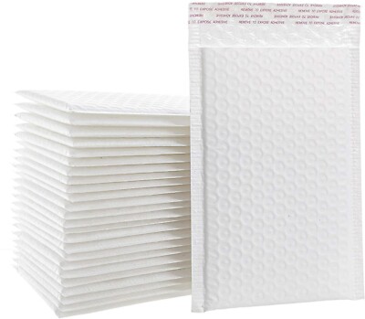 250 #0 6.5x10 Poly Bubble Padded Envelopes Mailers Bags Inner 6.5x10