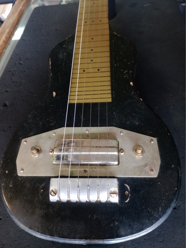 Harmony Vintage 1950's Lap Steel Guitar w/Gibson P-13 Pickup & Case * FREE SHIPP - Picture 14 of 19