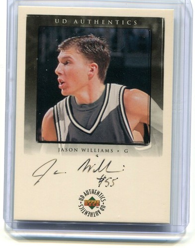 1998-99 JASON WILLIAMS Upper Deck Ionix Auto UD Authentics #JW Autograph RC - Picture 1 of 2