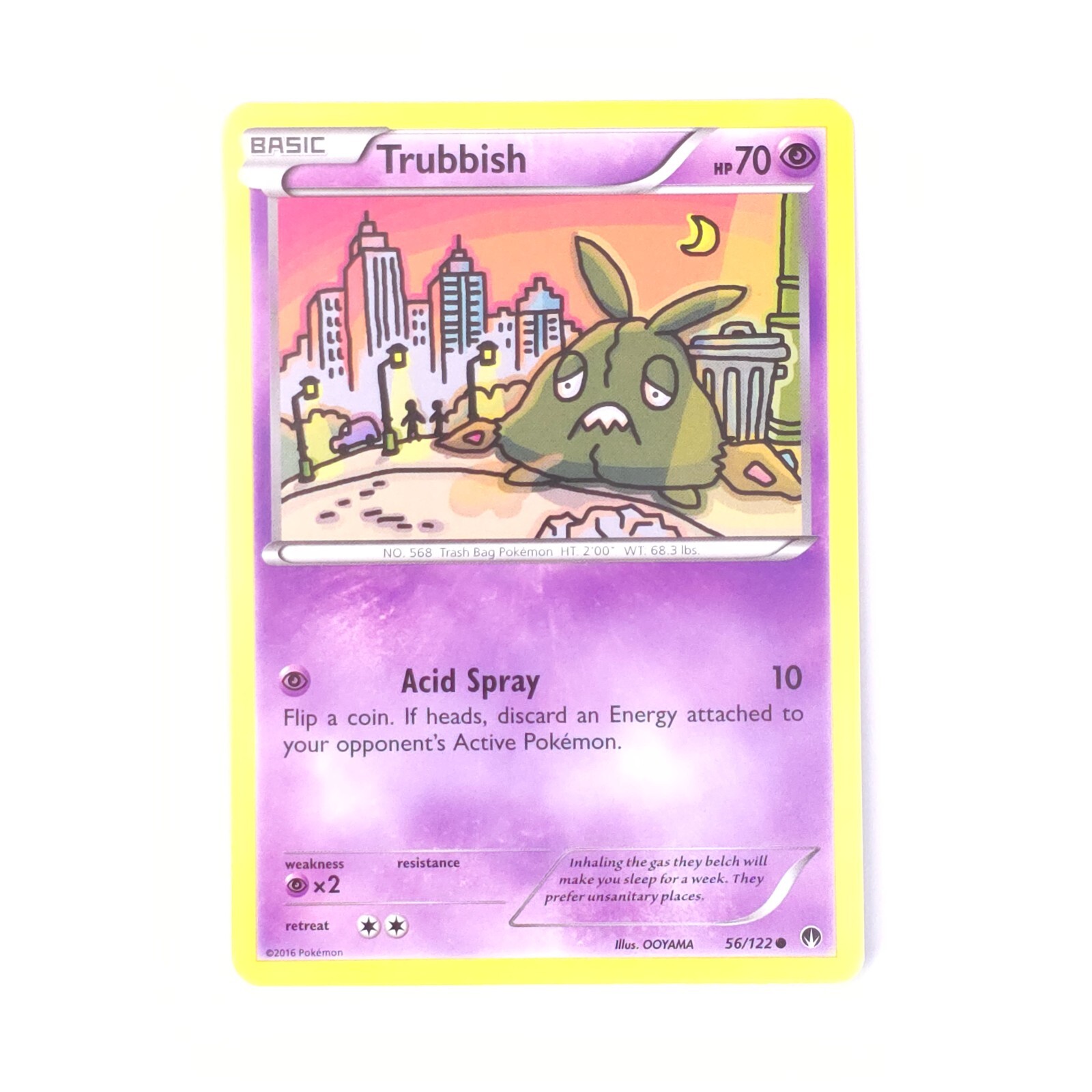 Trubbish 56/122 Pokemon XY - BREAKpoint Common NM