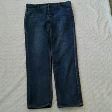 JEANS WEAR JEANS, SIZE 35, BLUE DENIM