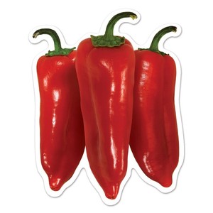 Pack Of 10 Mini Chili Pepper Cutouts Mexican Fiesta Party