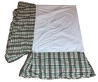 Ralph Lauren BOATHOUSE MADRAS Plaid Queen Size Bed Skirt/Dust Ruffle