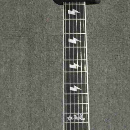 Soild Custom LP Electric Guitar HHH Pickups Chorme Parts Metallic Blue&sliver - Picture 5 of 10
