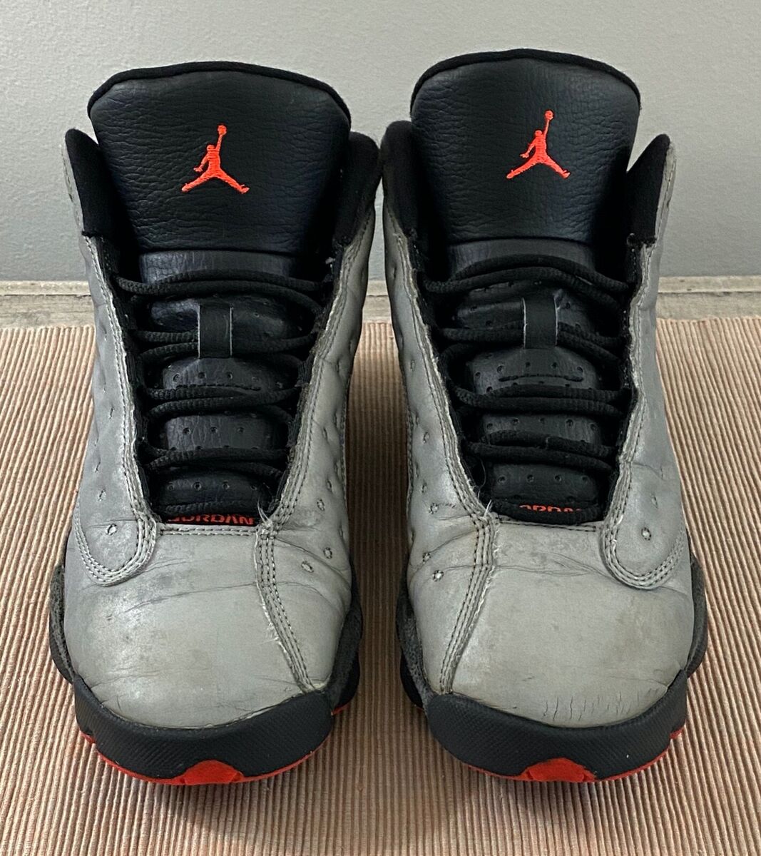 Nike Air Jordan 13 XIII Retro Infrared Black Reflect Silver 696299 023 Shoes 5Y