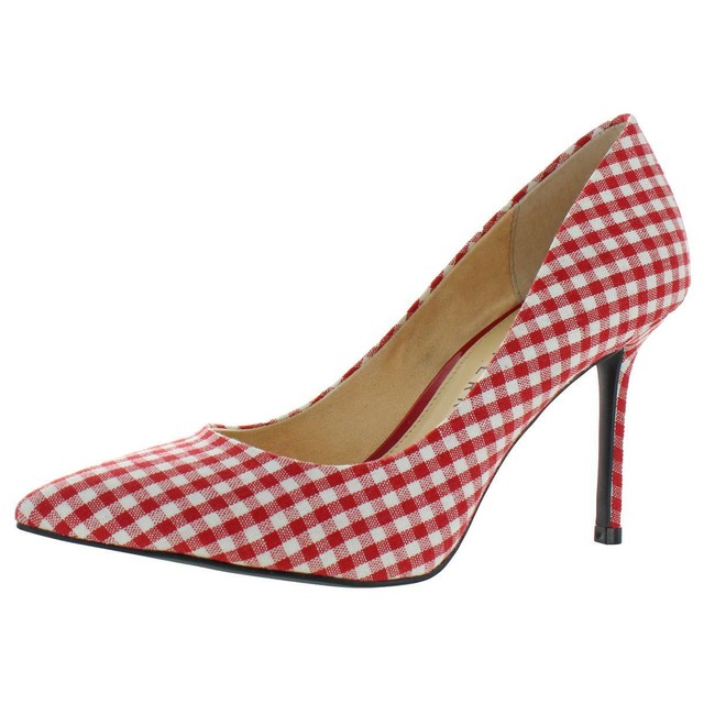 Red gingham shoes Clearance