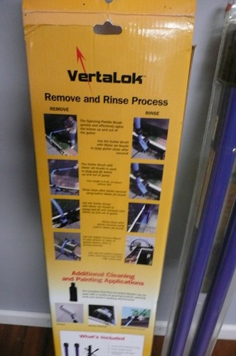 Gardus Vertalok Rotary Gutter Cleaning System & Extension Works W Cordless Drill - Picture 5 of 7