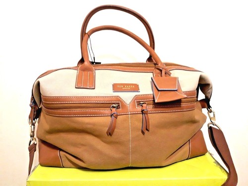 Baker Weekend braune 129 Rrp Color Justone Tasche Block £ Bnwt Holdall Ted natürliche OgxwpqdO4
