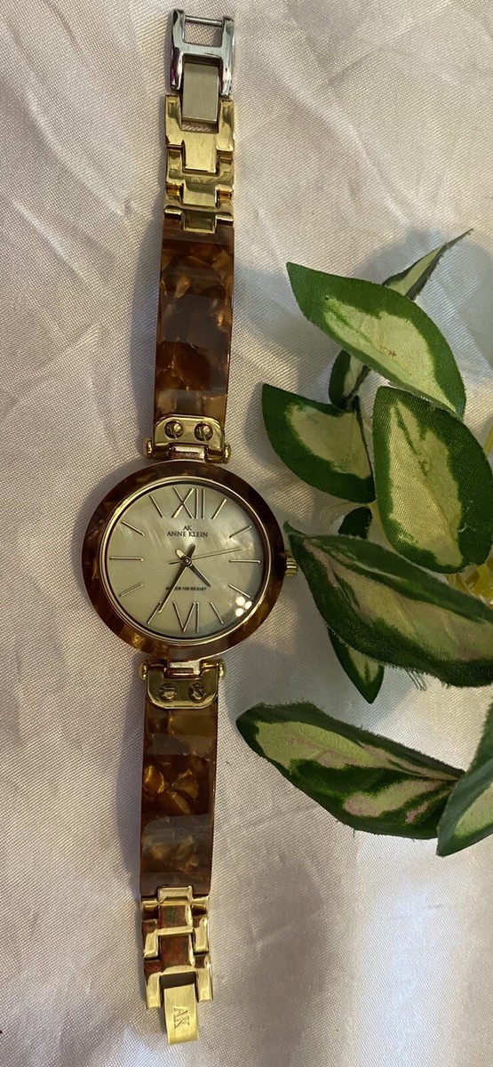 Anne klein tortoise watch deals