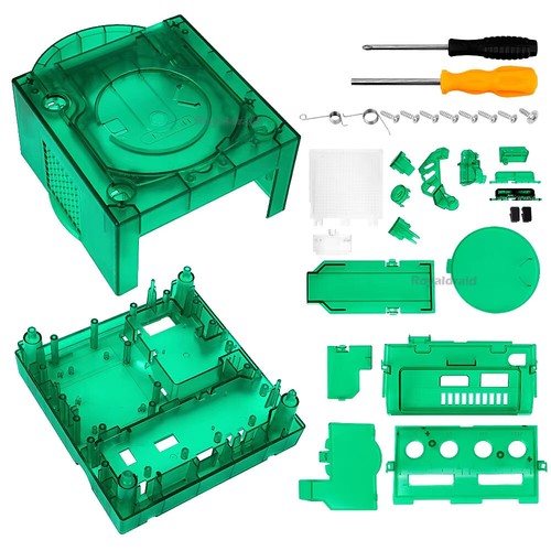 Replacement Casing / Shell / Case Nintendo Gamecube Console - Transparent Green - Picture 7 of 7