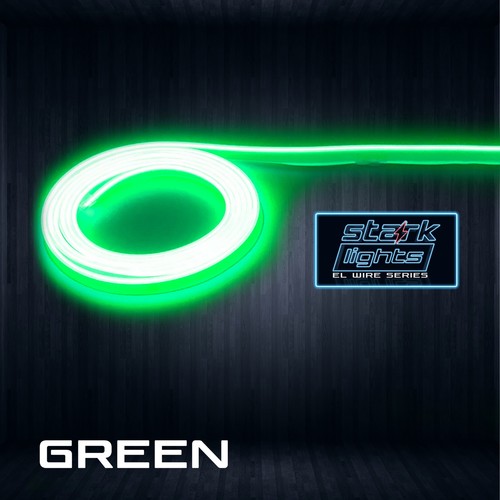 Welted Neon LED Light Glow EL Wire + Control String Auto Project Trim Dash Kit - Picture 10 of 18