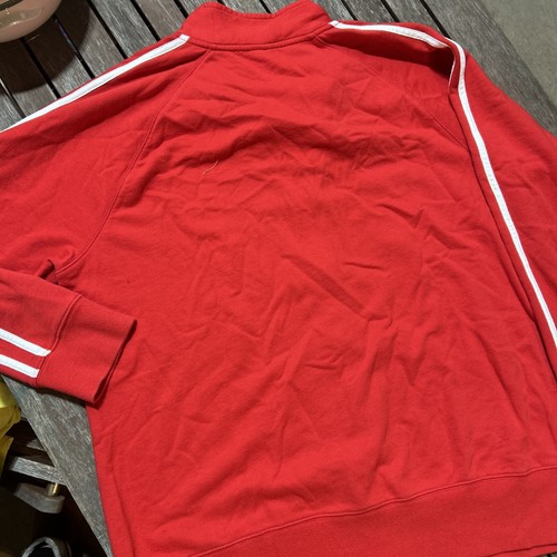 Target Store Employee Work Jacket Soft Shell Red Stripe Full Zip XL Women Cotton - Picture 4 of 7