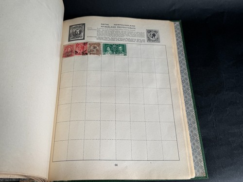 ALTES BRIEFMARKENALBUM SAMMLUNG VIELE SEITEN BRIEFMARKEN DEUTSCHLAND CHILE AFRIKA - Bild 6 von 15