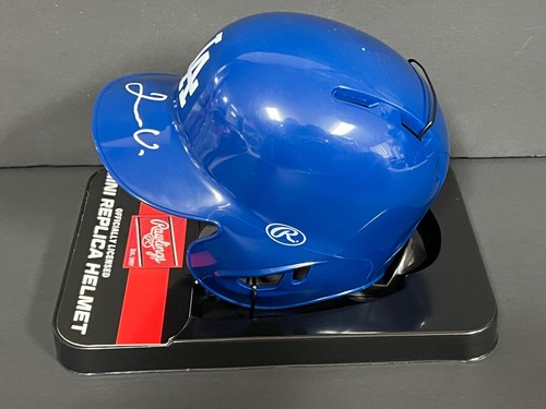 Joendry Vargas Dodgers Autographed Signed Mini Helmet Beckett Witness - Picture 3 of 3