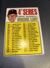 1967 Topps - #278 Jim Kaat