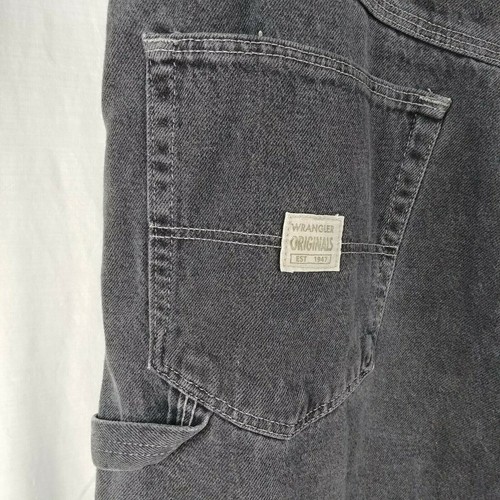 Pantaloncini jeans Wrangler neri lavaggio medio uomo taglia 42 zip mosca 100% cotone - Foto 4 di 6