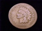 1874 Indian Head Cent, a Pleasing Good Grade with no problems.