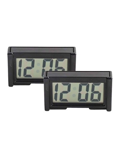 2 Pack Mini Digital Clock for Car For Air Vent Lightweight and Compact - Picture 7 of 12
