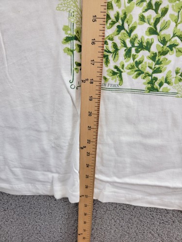 Macy's Flower Show Never Enough Plants Graphic T-Shirt Women's L White Alyssum - Picture 8 of 17