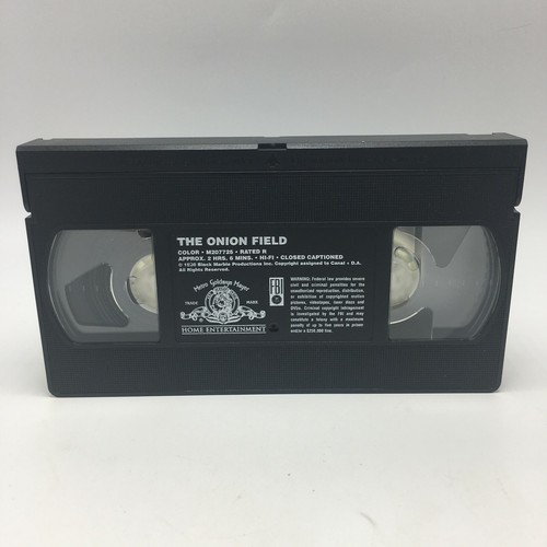 The Onion Field starring John Savage - James Woods - Franklyn Seales (VHS, 1994) - Picture 7 of 8