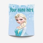 Personalized Blanket for Girls Custom Princess Elsa,Baby Girl Blanket