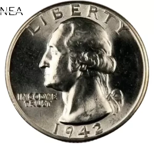 1942-S Washington Quarter ~ Gem BU ~ 90% Silver