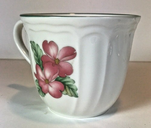 Taza de café té flor fruta día mercado época China colección época Noritake - Imagen 6 de 11