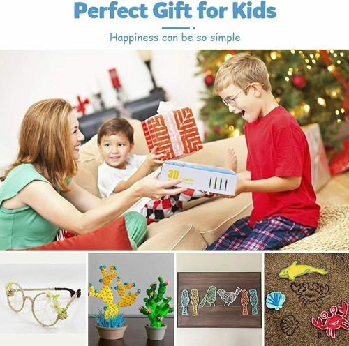 3D Printing Pen Set 3D Drawing Pen with Led Display Filament Kid Gift 12 Color - Picture 9 of 15